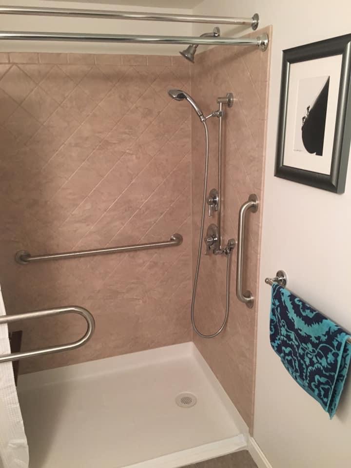 ADA Compliant shower